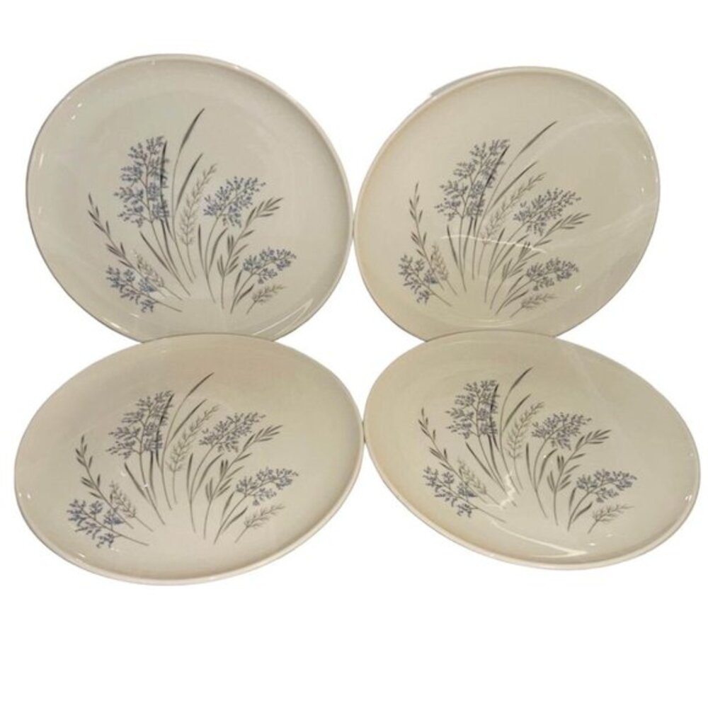 Vintage Syracuse China Blue Grass Dinner plates Set of 4